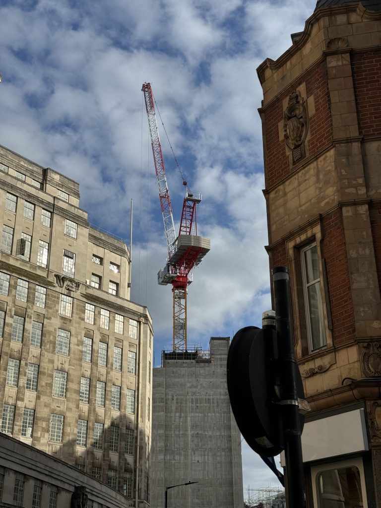 Delivering a workable crane solution at 40 The Broadway, Westminster